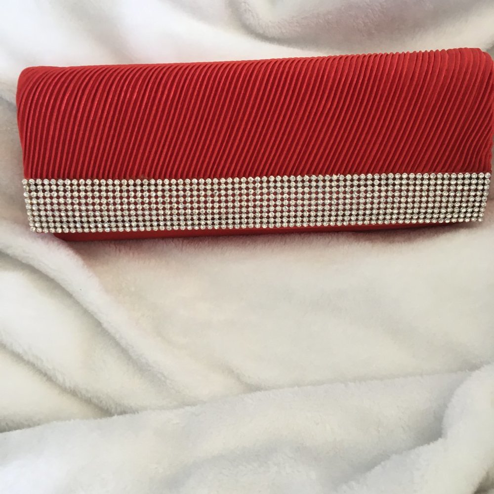 J. Francis Clutch purse, red, new